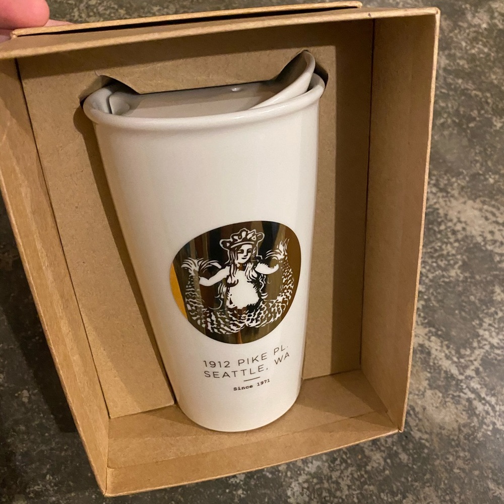 Starbucks ceramic tumbler to go coffee mug